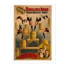 Ringling Bros. / Raschetta Bros. Post Card