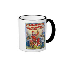Ringling Brothers & Barnum & Bailey Vintage Clown Coffee Mug