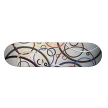 RINGS CUSTOM SKATE BOARD