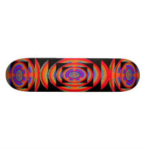 Rings of Peace Custom Skateboard