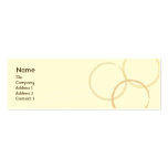 Rings - Skinny Business Card Template