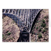 Rio Grande Bridge Closeup card