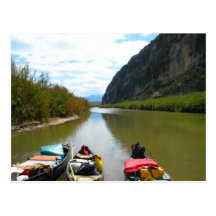 Rio Grande River photo postcard