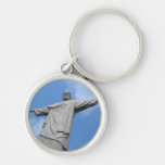 rio jesus statue keychains