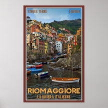 Riomaggiore Harbour Poster