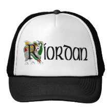 Riordan Celtic Dragon Cap Trucker Hat
