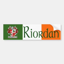 Riordan Coat of Arms Bumper Sticker