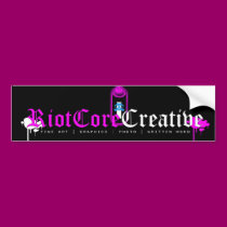 RiotCore Bumper Sticker bumper stickers