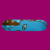 RiotCore "Skully" Skate Deck skateboards