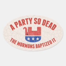 RIP-GOP OVAL STICKER