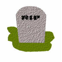 RIP Tombstone Photo Sculpture