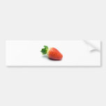 Ripe strawberry bumper stickers