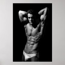Ripped Bodybuilder Poster