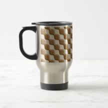 Rippled Diamonds - Milk and White Chocolate Mug