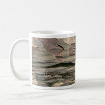 Rippled tree bark mug