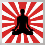 Rising Sun Yoga 4 Meditation Poster