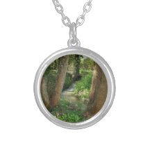 River between Trees in a forest Jewelry