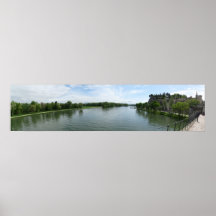 River Rhone at Avignon Poster