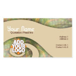 River Swirl Art Business Card