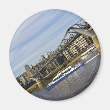 River Thames Downhill Fridge Magnet