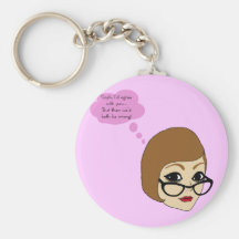 Riyah-Li Designs Gosh I'd Agree Keychain