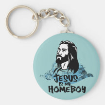 Riyah-Li Designs Jesus is My Homeboy Key Chain