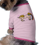 Riyah-Li Designs Rainbow Pooping Unicorn Dog T Shirt