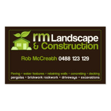 RM Landscape  (Custom) Business Card
