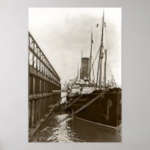 RMS Carpathia at New York Posters