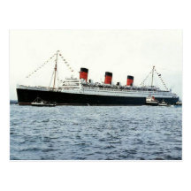 RMS Queen Mary Collection Postcard