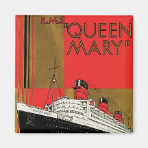 RMS Queen Mary Refrigerator Magnet
