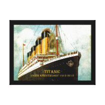 RMS Titanic 100th Anniversary Canvas Prints