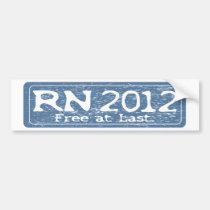 RN 2011 - Free at Last bumper stickers