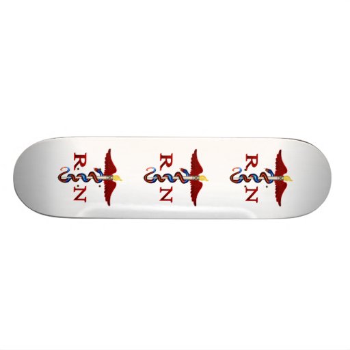 RN Caduceus Custom Skate Board