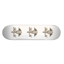 RN Caduceus Custom Skateboard