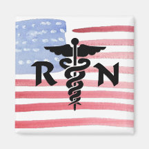 RN Medical Symbol Fridge Magnets