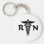 RN Medical Symbol Keychain