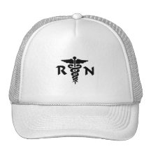 RN Medical Symbol Mesh Hat