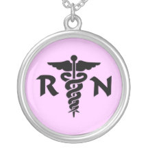 RN Medical Symbol Necklace