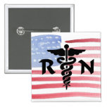 RN Medical Symbol Pin