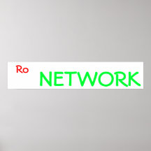 Ro Net - Red & Green Poster