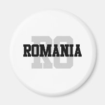 RO Romania Magnet