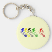 Road Bike Road Racing  Cycling Keychains