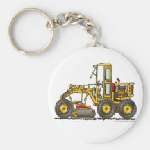 Road Grader Dirt Scraper Construction Key Chains