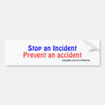 road safety bumper sticker