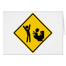Road Sign Poop Goblin 1 Card