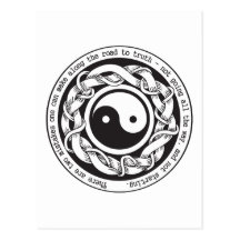 Road to Truth Yin Yang Post Cards