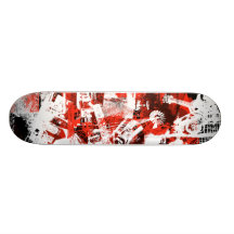"Road Trip" Skateboard in Red