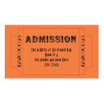Roaring 20's Speakeasy Theme Party Tickets business cards
