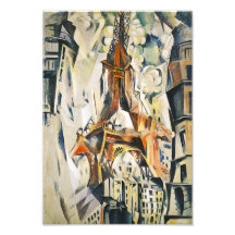 Robert Delaunay Eiffel Tower Canvas Print Photograph